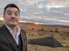 Dartmoor February 2023: A quick weekend trip to Dartmoor for a wild camp in a stone circle (!) while the girls were in the Canary Islands.