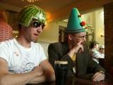Leon's Hat Party: An afternoon in a pub in Canterbury, wearing an assortment of silly hats, in honour of Leon's 30th birthday.