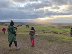 London January 2022: Pictures from London in January 2022, including a foray out to Ivinghoe Beacon, and a walk in the South Downs over Cissbury Ring and Chanctonbury Ring.