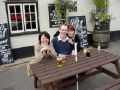 Leon and Yukari in Dorset: A quick drink with Leon and Yukari.