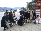 Our Wedding in Japan: Pictures from our wedding, starting with a ceremony at Miyajima's Itsukushima Shrine, followed by a reception on a cruise ship, and then a final party in the centre of Hiroshima.